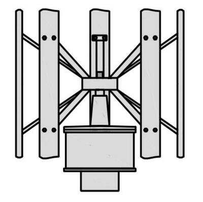 Product photograph: Vertical-axis wind turbines